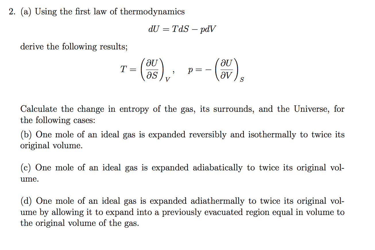 thermodynamics questions and answers pdf